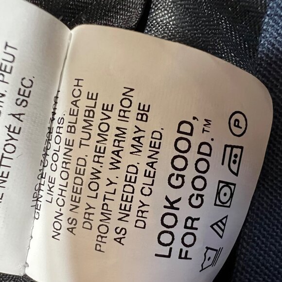 Kenneth Cole Reaction Mens Flat Front Dress Pants Blue Waist 34 NWOT - Picture 13 of 14